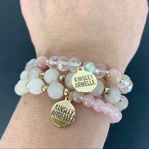 Kingsley Armelle Pink Bracelet Set 2pc.
